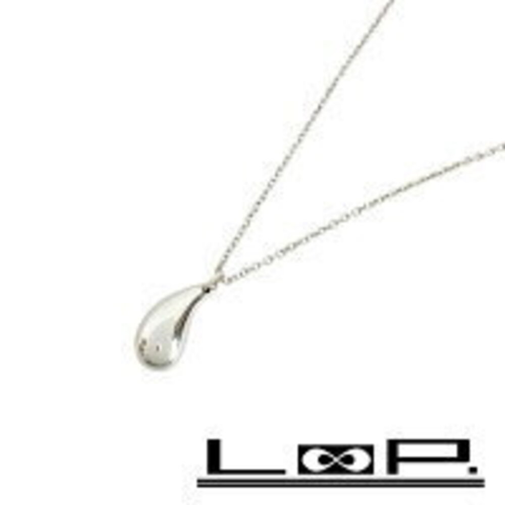 Tiffany Teardrop Necklace Silver Sv